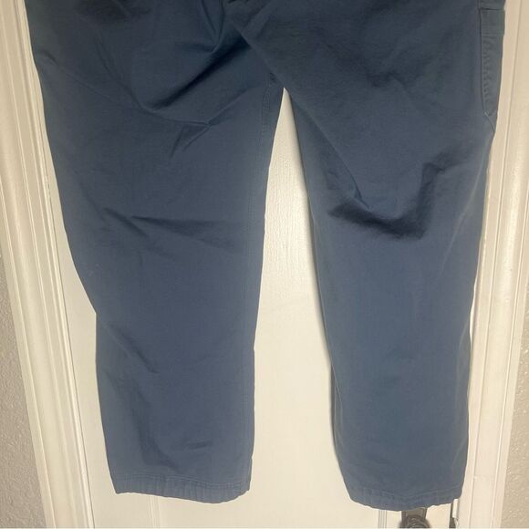 Duluth Trading Co Flex Firehose Cargo Work Pants Mens 42x32 Blue Canvas Utility. - Picture 6 of 9
